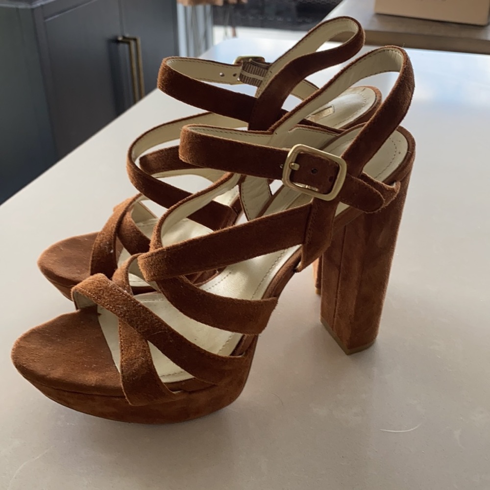BCBGeneration Strappy Heels